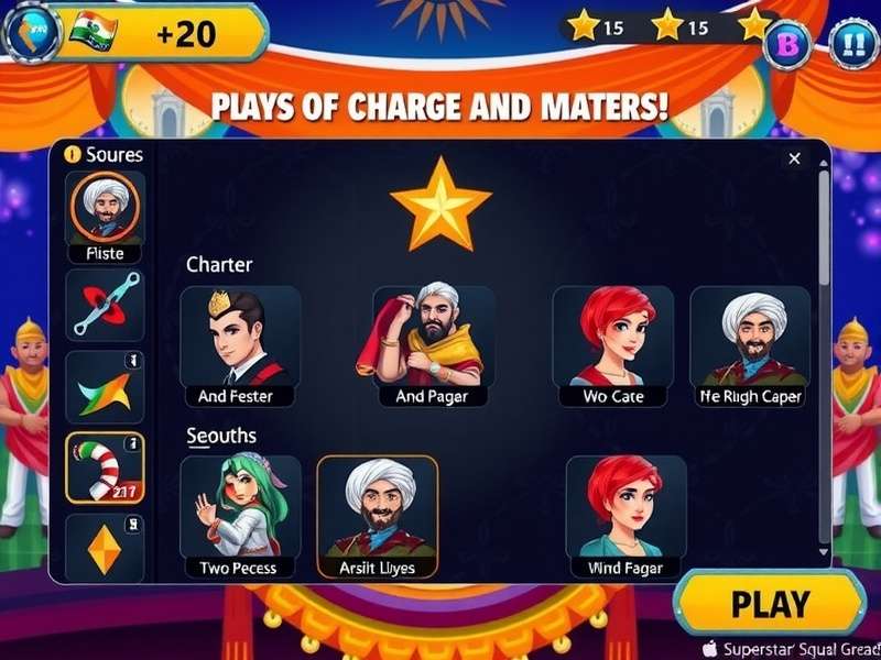 Superstar Squad character customization options